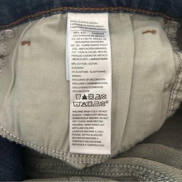 NWT Levi's Strauss Signature Straight leg Relaxed Blue Jeans Ultimate Flex 36x30 - Picture 9 of 14